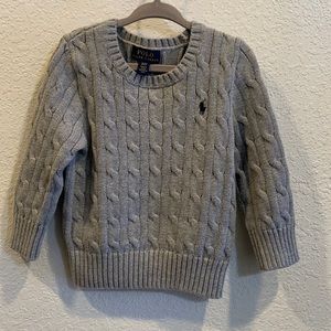 Toddler Polo knit sweater